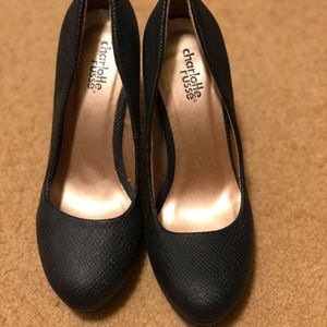 Charlotte Russe Snakeskin High Heels